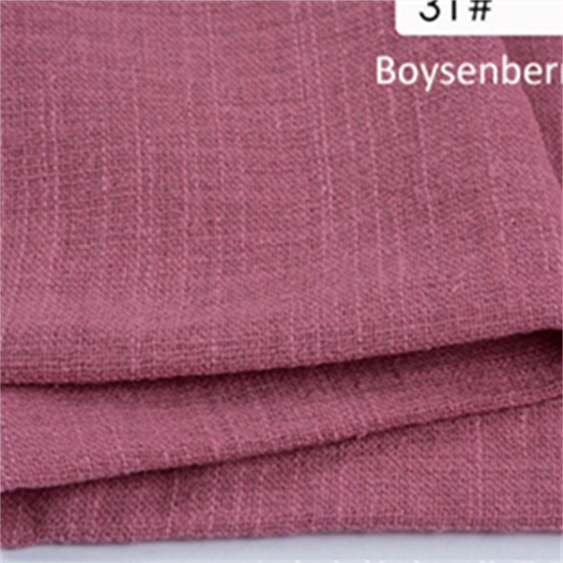 Cotton Raw Edge Placemats for Dining Table – 34 Colors, 42x42cm