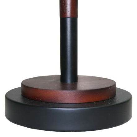 High Quality Hotel European Modern Bed Side Nightstand Decorative Led Table Desk Lamp, Cosmiclume Black Umbrella Shaped Table Lamp - Walnut - Bronze 110V