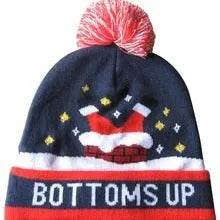 LED Light Christmas  Beanies