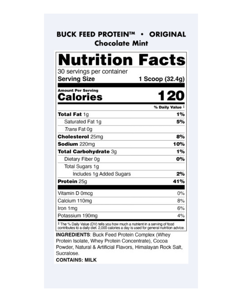 Bucked Up Buck Feed Protein Powder