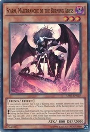 Scarm, Malebranche of the Burning Abyss (AP07-EN007) - Astral Pack 7 Unlimited