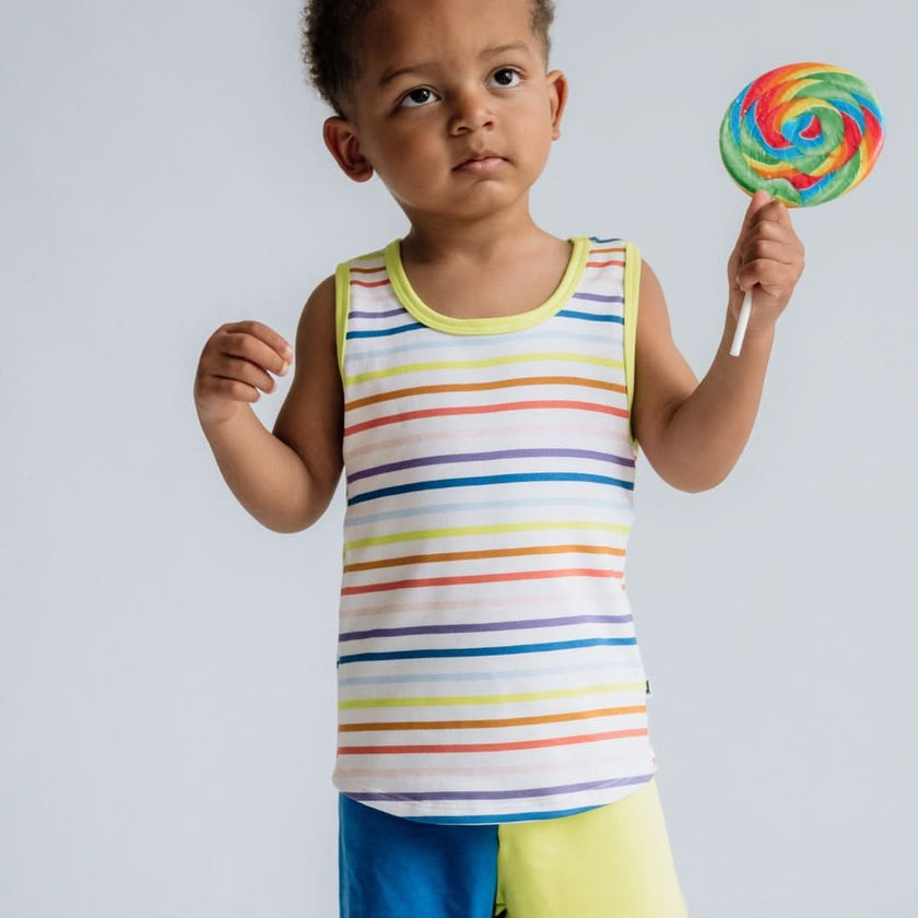 Kids' Bamboo Racerback Tank | Pineapple