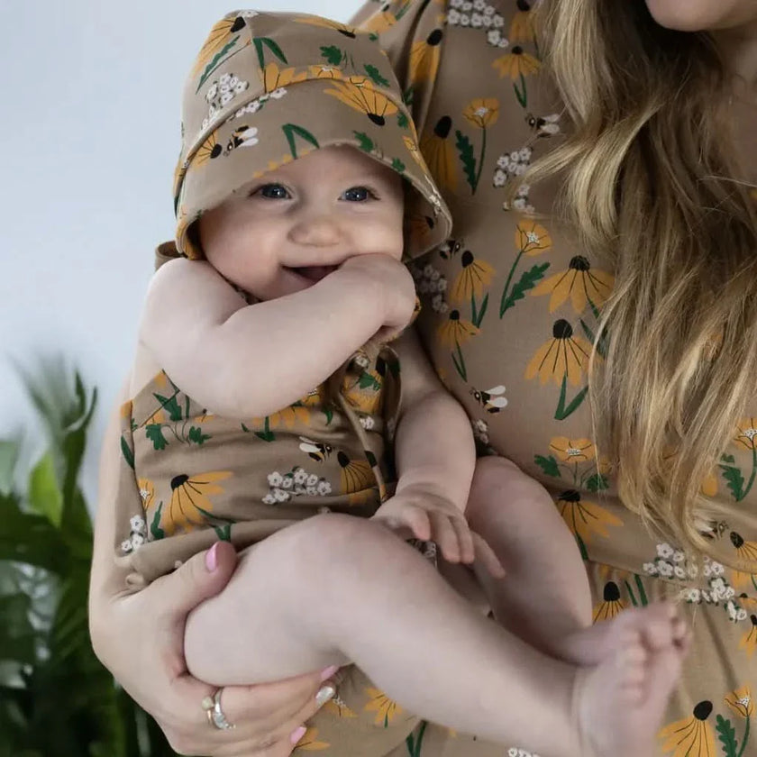 Baby/Kids' Bamboo Garden Bonnet | Bison Plaid