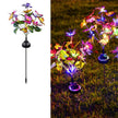 Solar Butterfly Courtyard Light Led Landscape Pathway Lighting