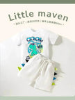Boys' Short-sleeved Cartoon Cute Short Sleeve Shorts Two-piece  for boys