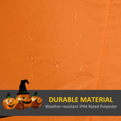 Outsunny 73L Inflatable Halloween Decoration,5 Pumpkin, Blow Up Outdoor LED Yard Display, Waterproof