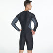Men's One-Piece Long Sleeve Swimsuit | Sun Protection Quick-Dry Lycra Canada