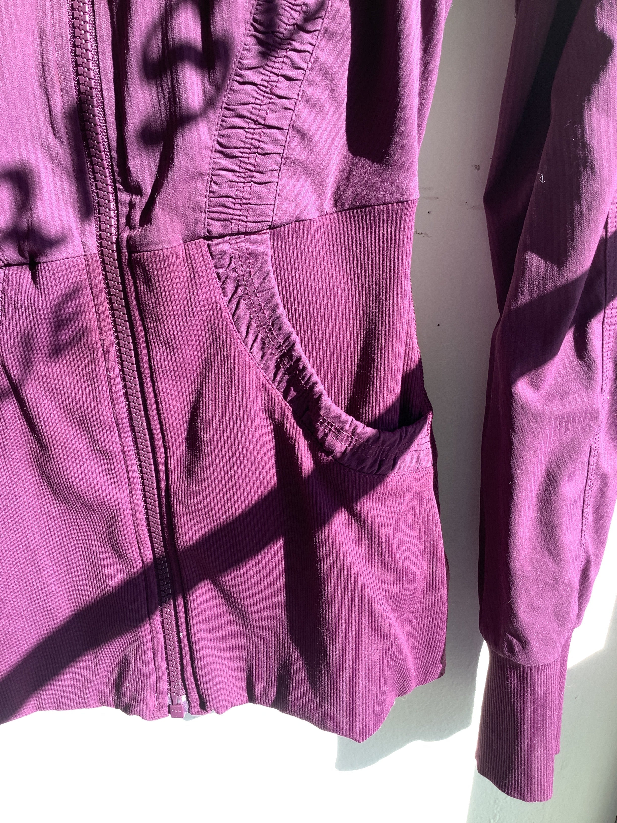 Lululemon Purple Hooded Zip-up Jacket