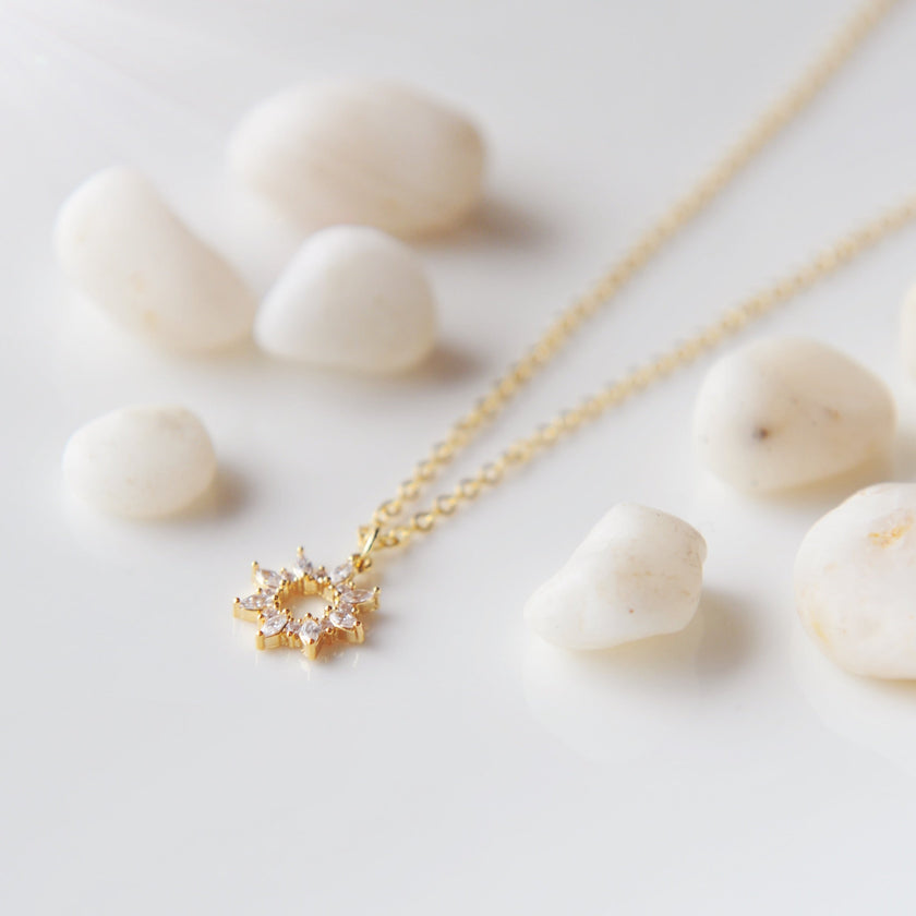 Gold Sun Necklace