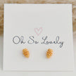 Mackenzie Pinecone Stud Earrings