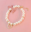 Latoya Dog Collar | Pearl Style Dog Collar