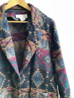 Vintage Vittoria Virini Southwestern Tapestry Blazer