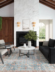 Zariah Brick Lagoon Rug