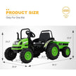 2026 6v Tractor Powered Ride-On Car Remote Control with Detachable Wagon