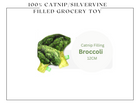 100% Silvervine/Catnip Filled Grocery Cuddle Toy