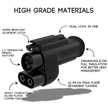 A2Z EV NACS Charger to CCS1 Vehicle | DC | Compatible with Superchargers | The Typhoon Pro