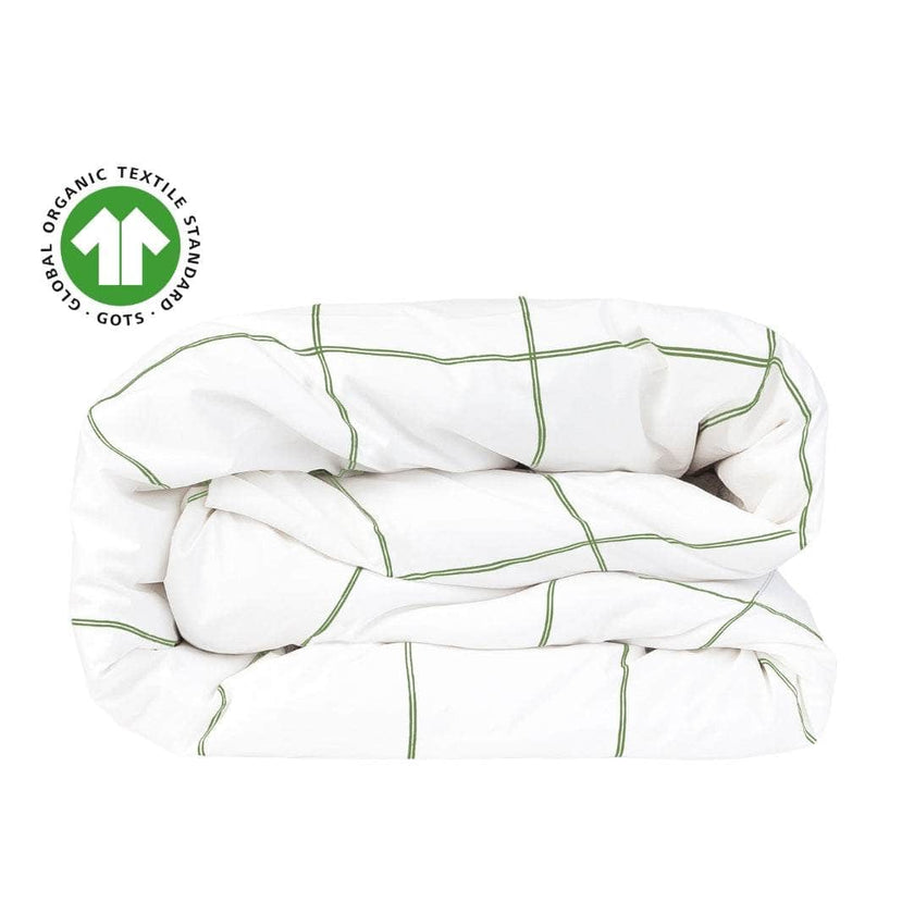 Essential Organic Percale Collection Duvet Cover