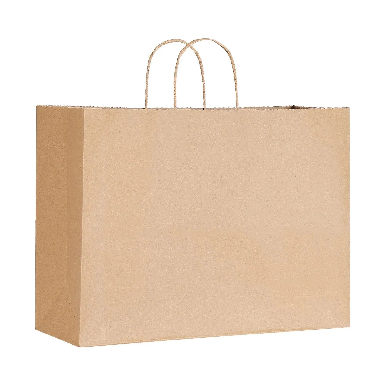 VEVOR Kraft Paper Bags with Handles  Large Eco-Friendly Bags