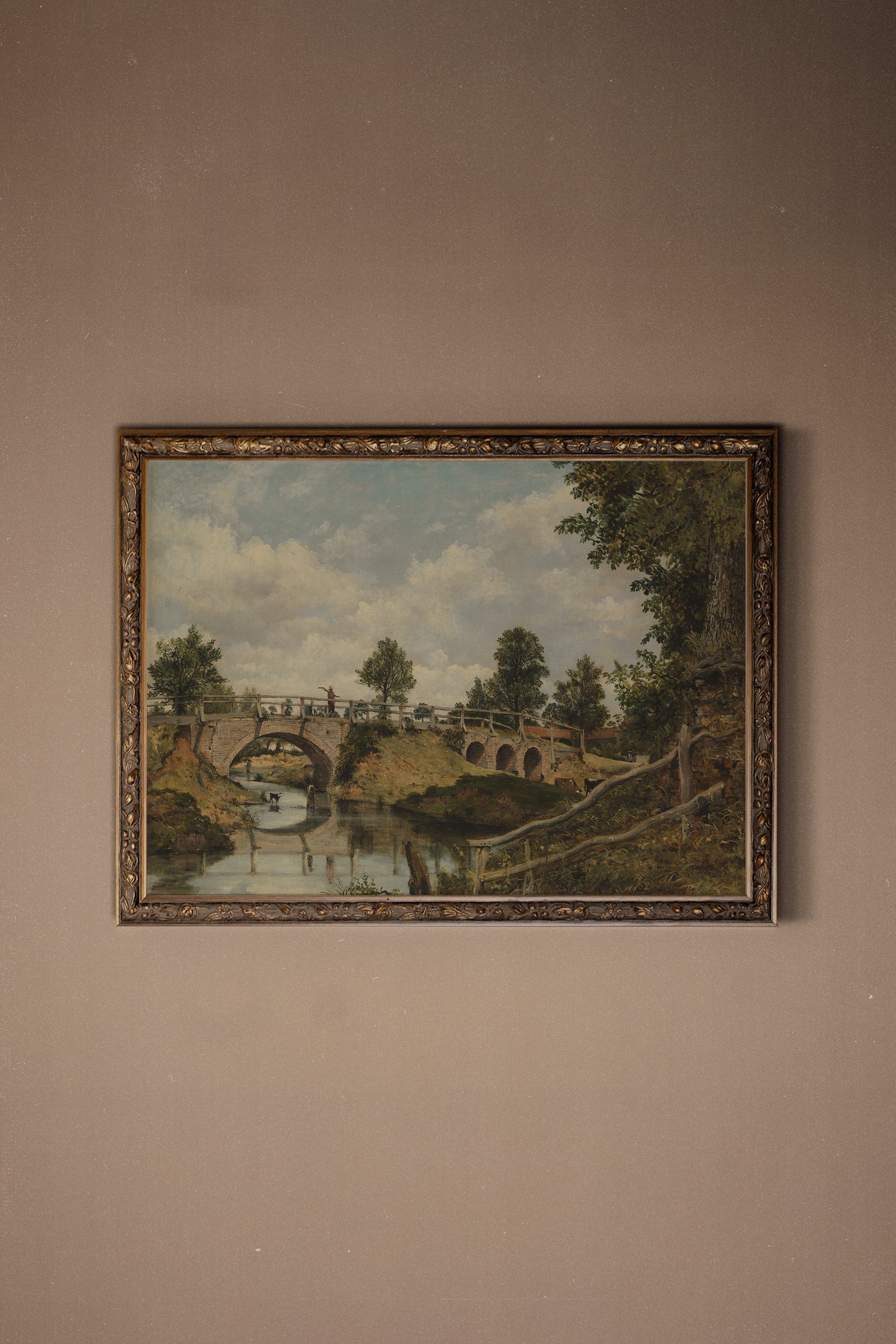SENTIER DU TEMPS, CADRE VINTAGE BRONZE