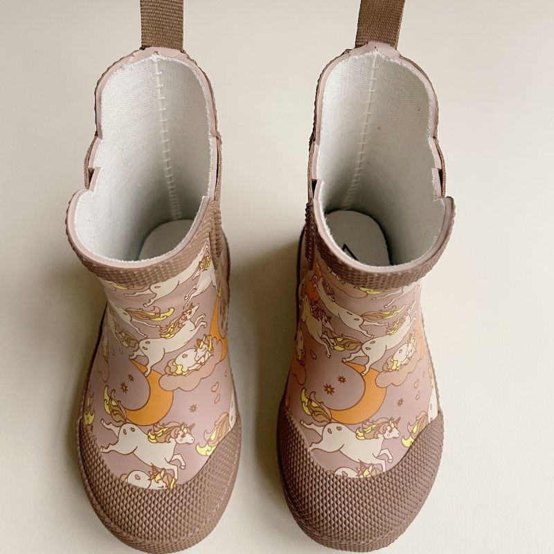 Welly Rain Rubber Boots - Size 21 to 30 - Unicorn Blush