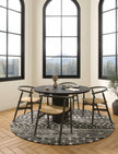 Nadine Black & White Rug