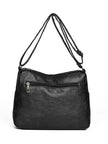 Adjustable Strap PU Leather Shoulder Bag