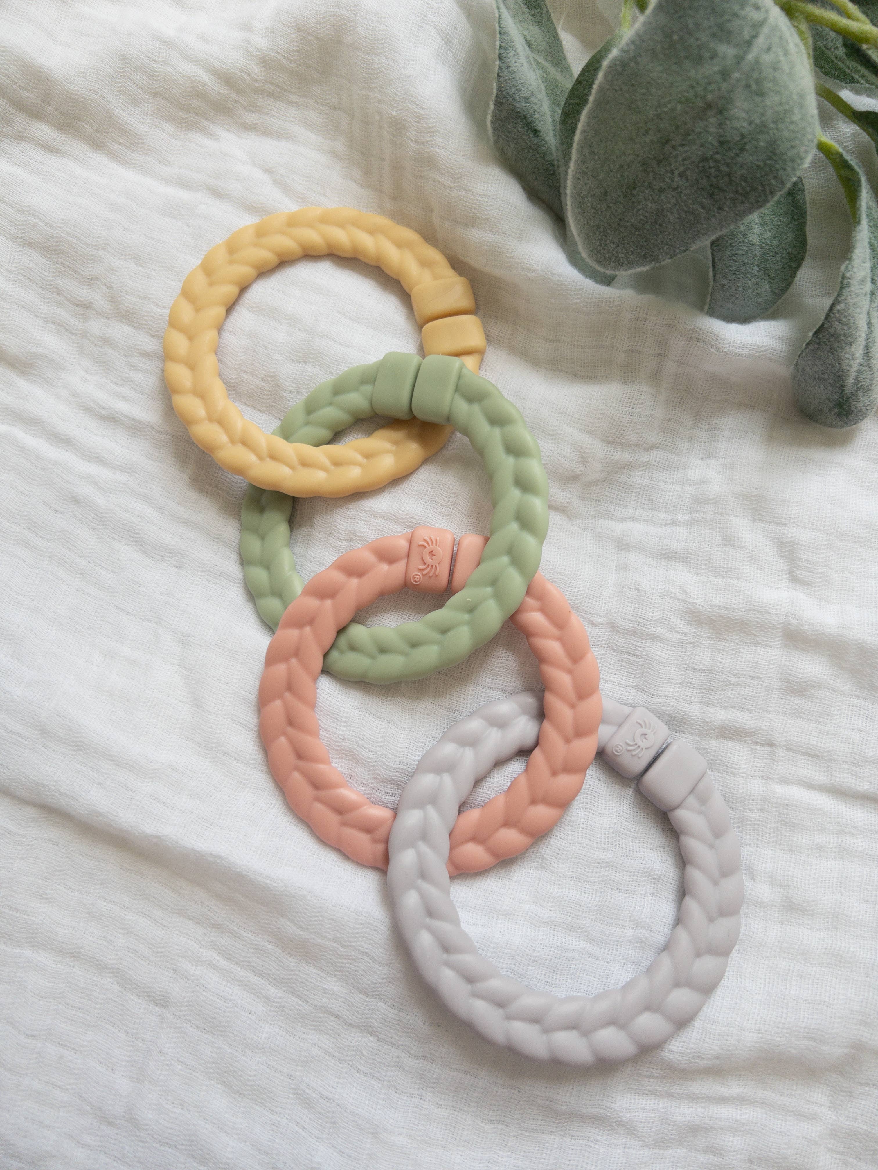 Itzy Ritzy Canada - Bitzy Bespoke Itzy Rings™ Linking Ring Set: Rainbow