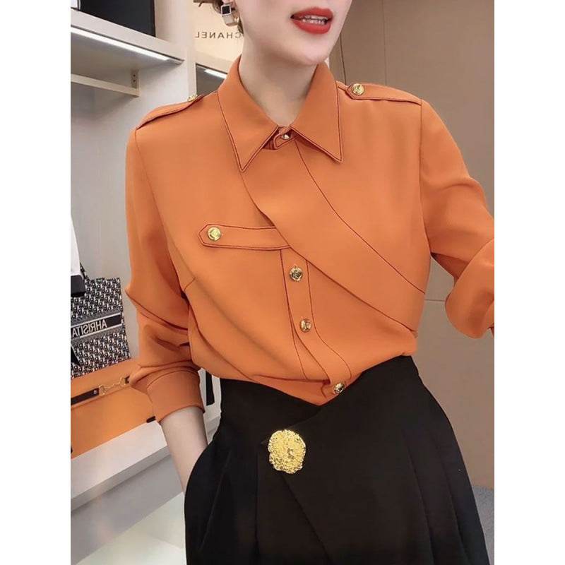Luxury Professional Business Cooperate Office blouse shirt  for women