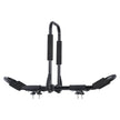 Kayak Roof Rack 1 Pair J-Bar, Soft Roof Rack, Top Mount Tie Down, Carrier For Kayak, Surf Board, Canoe, SUP, Ski Board, Mount On Car, SUV, Truck, 2 Kayaks