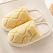 Plush Slippers Winter For Women Indoor Floor Bedroom Home Slipper Warm Solid House Shoes Men Couple