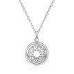 Open Round Hollow Perfume Box Necklace