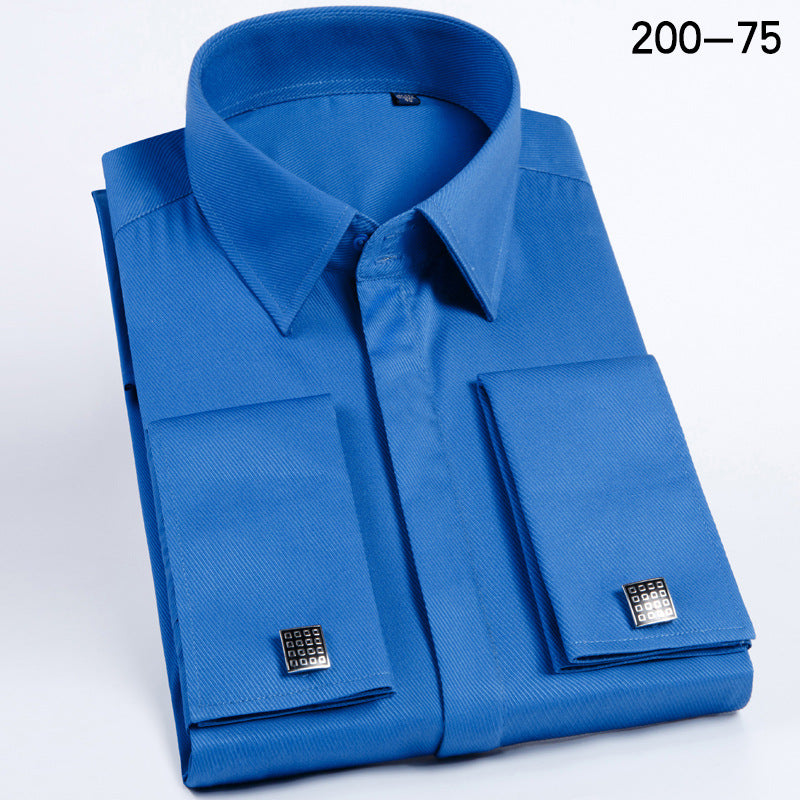 Men's French Cufflinks Dress Shirt – Slim Fit Business Formal Wear | Canada & USA