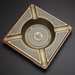 Luxury Cigar Ashtray, Wooden Metal Alloy 4-Slot and 2-Slot Cigar Rest