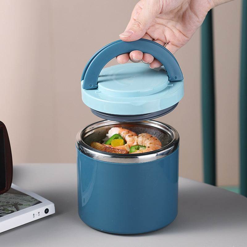 Portable Minimalist Stainless Steel Thermal Insulated Lunch Container
