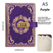 A5 Vintage Password Diary With Lock – Imitation Leather Journal
