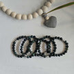 Moss Agate Gemstone Bead Bracelet