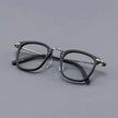 Pure Titanium Vintage Rectangle Crystal Transparent Myopia Glasses Reading  Unisex Spectacle Frame Designer Eyeglasses GMS806 Eyewear