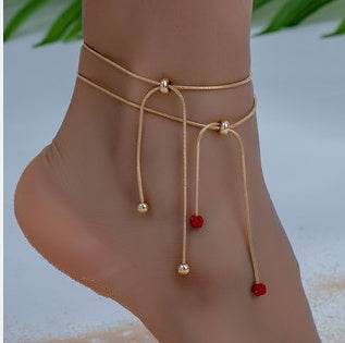 Fashion Temperament Girls Foot Ornaments Generous All-match Jewelry Anklets
