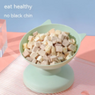 Oversize Cat Food Bowl — Durable Plastic Pet Dish in 6 Colors