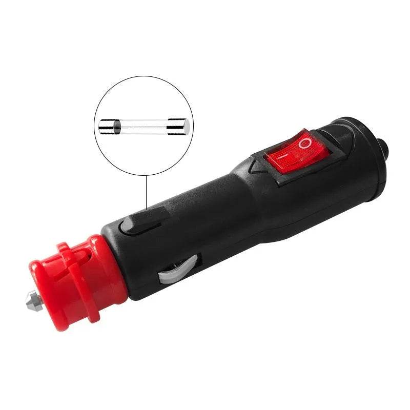 Pure Copper High Power 5A European Red Headband Car Cigarette Lighter