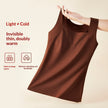 Women's Seamless Thermal Vest – Built-In Bra, Nylon, S–6XL | Multiple Colours