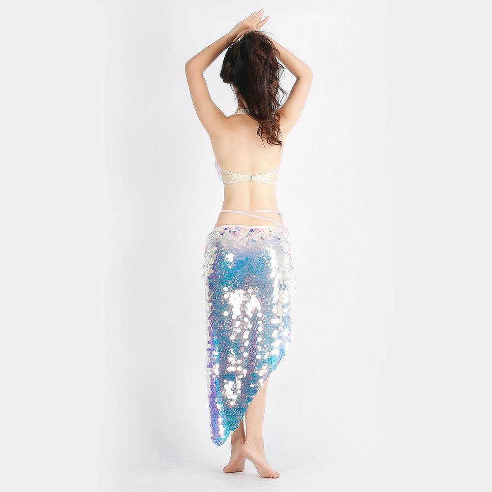 Indian Dance Suit Ethnic Latin Dance Sequins