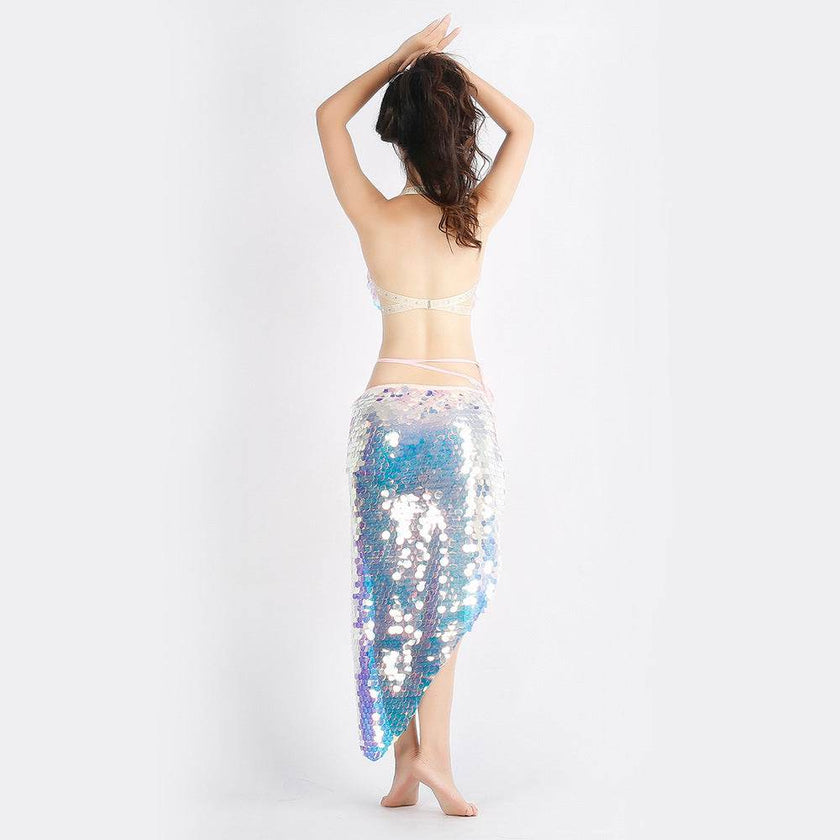 Indian Dance Suit Ethnic Latin Dance Sequins