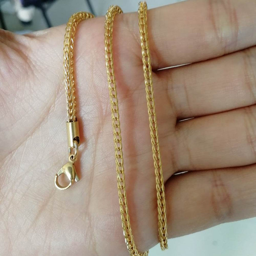 Vacuum Electroplating Stainless Steel Chain Necklace For Men And Women