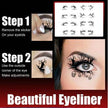 Halloween Eyeliner Patch, Scary Fashion Party Makeup Kit Bat Spider Decorative Eyeliner Eyeshadow Patch