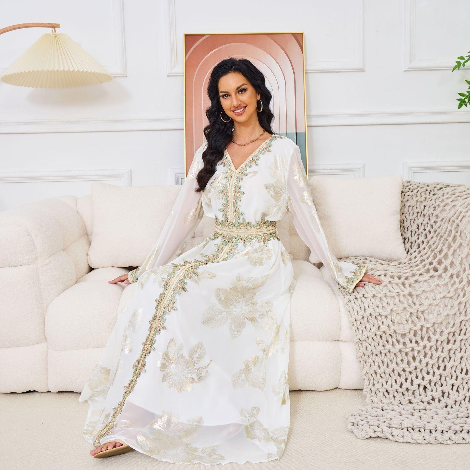 Bronzing Arabian Tourist Dress