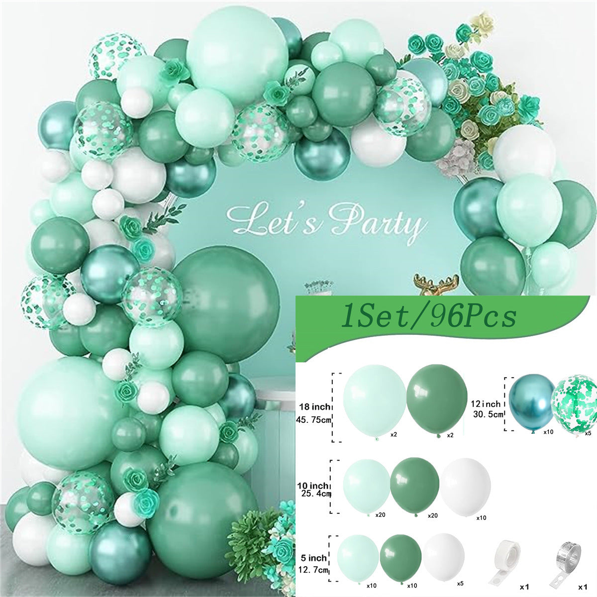 Balloon Layout Set – Multi-Style Party Decoration Balloon Suit