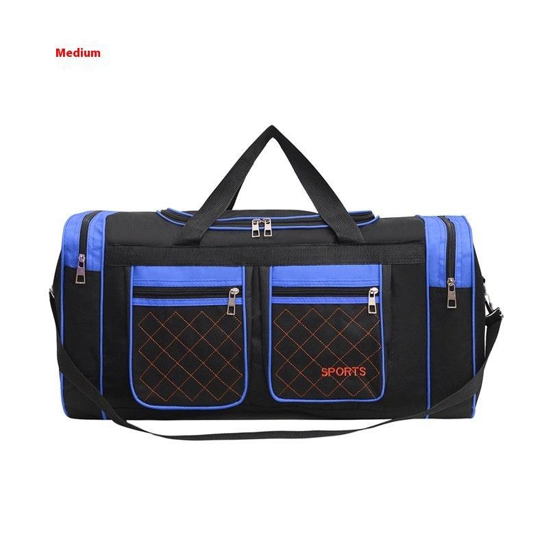Waterproof Sports Duffel Bag Large Travel Gym Bag for Business trips with Multiple Pockets