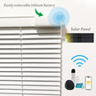 Equipped With A 15 Channel Remote Control Solar Charging Panel, Electric Blinds, Intelligent Remote Control Curtains, Silent Sunshades, Detachable Rechargeable Lithium Batteries