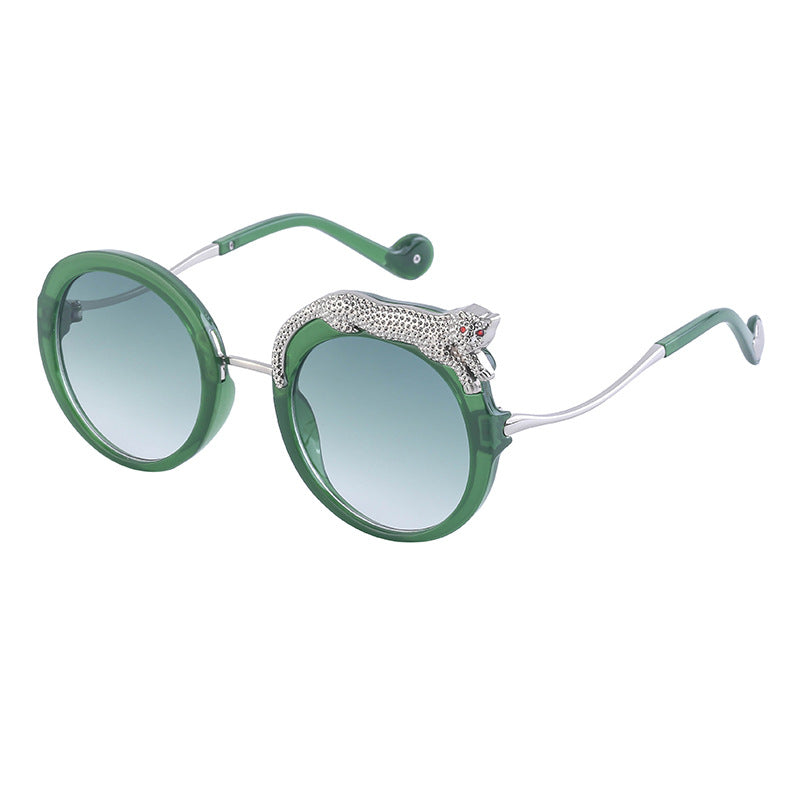 Diamond Frame Sunglasses for Women – Anti-Blue Light UV400